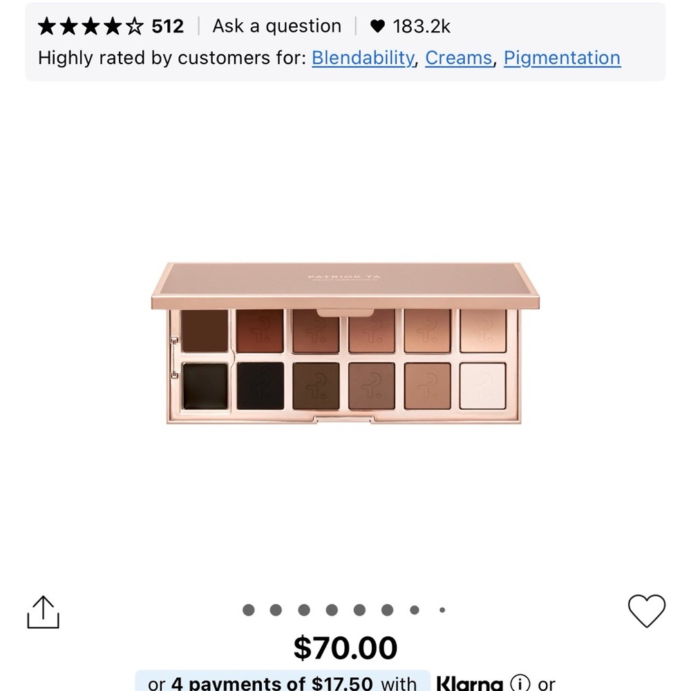 Patrick Ta Neutral Eyeshadow Palette
